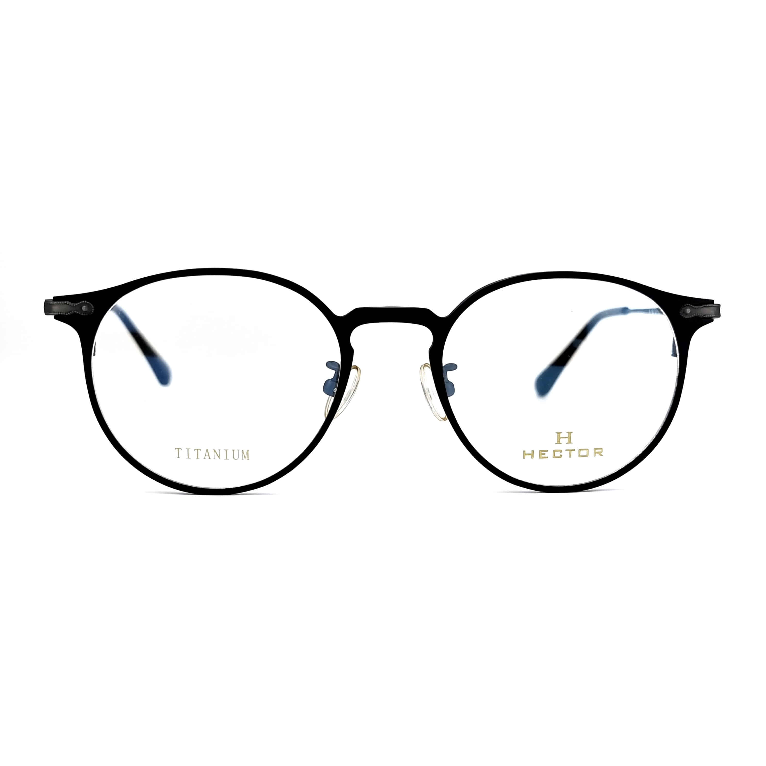티탄늄 검정 블랙 빈티지 수제 헥토르 안경 HTR 20 명품안경